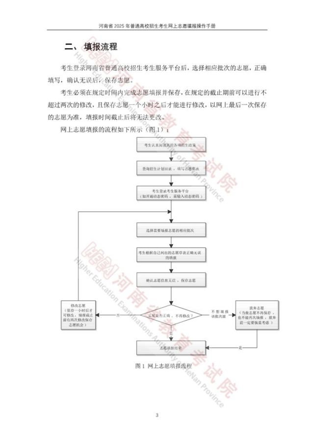 河南省2025高招网上志愿填报模拟演练开始！附操作手册