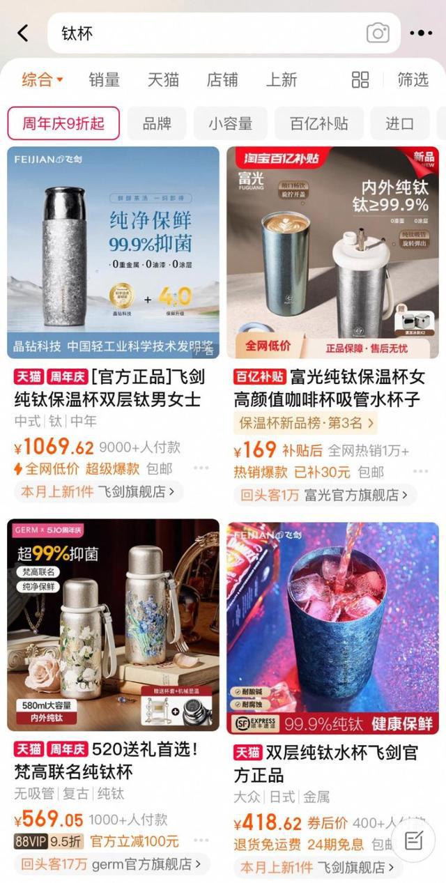 钛杯成打工人新宠，“溢价75倍”的它凭何出圈？