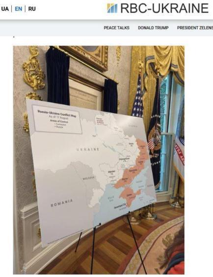 美乌元首会晤细节：白宫直接摆出一张地图